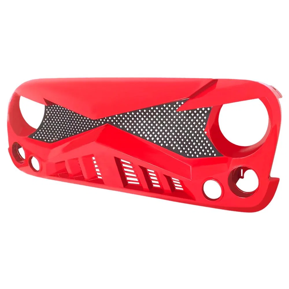 AMJPAA00118 – AMERICAN MOD Grille, With Light Cutouts Red ABS Plastic - view 2